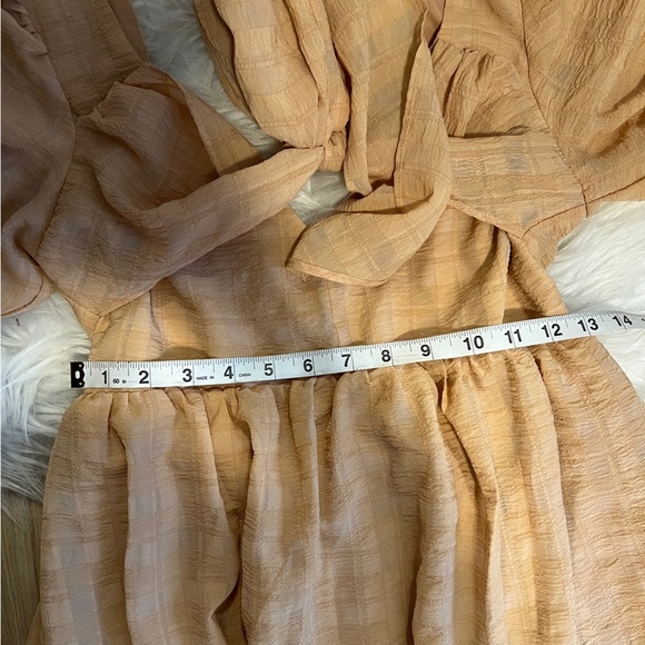 Lulu's Peach Smock Mini Dress - Picture 12 of 13